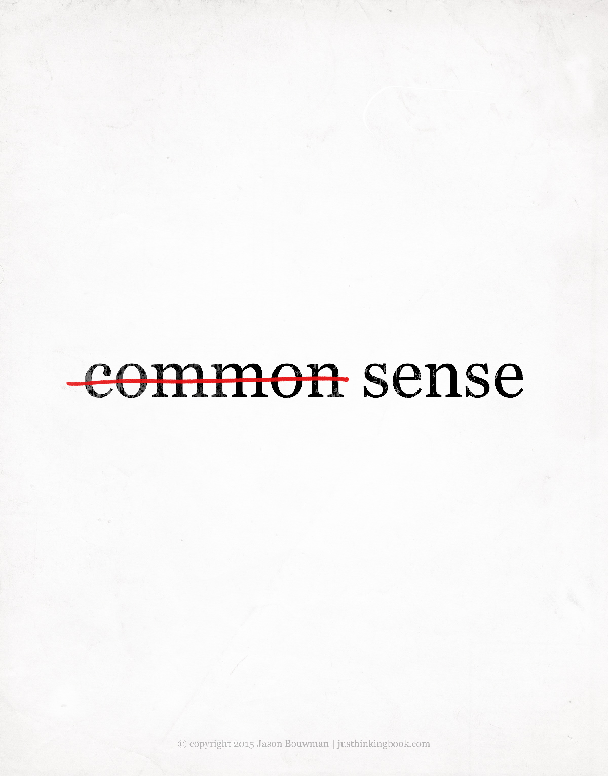 Poster: Common Sense