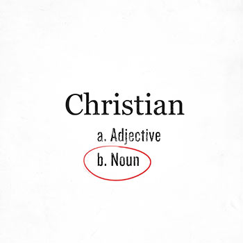 Poster: Christian noun